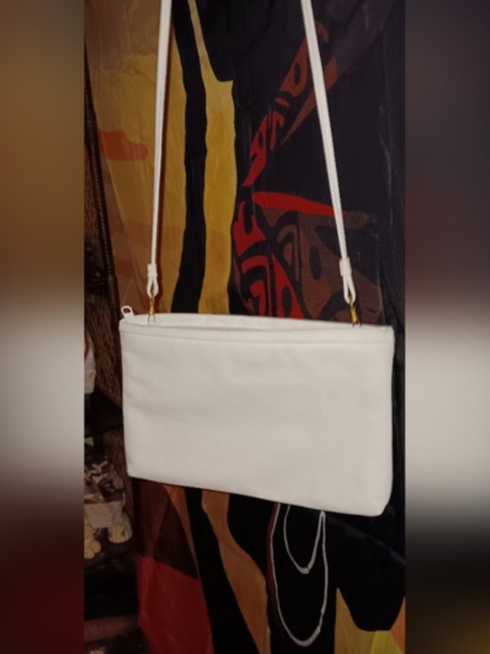 Clemente White Crossbody Bag